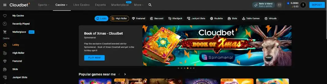 Cloudbet Casino Information